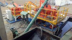 Oil and gas drilling mud treatment